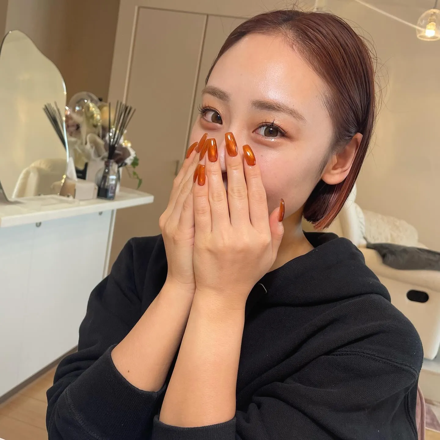 オレンジネキ〜🍊💅