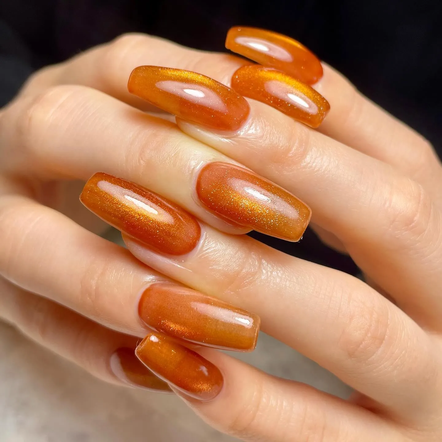 オレンジネキ〜🍊💅